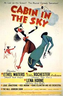 Movie Poster 1943 Film, Cabin In The Sky