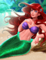 Ariel sirena e umana - ariel fan art