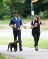Bobby and Tom Hiddleston in Central Park, New York City (August 21, 2019) - tom-hiddleston photo