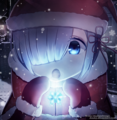 Christmas Rem - anime photo