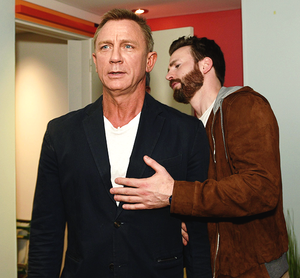  Daniel Craig and Chris Evans Toronto International Film Festival at Hotel Le Germain