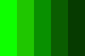  Diffetent Shades Of Green
