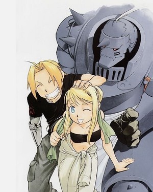  Ed, Al, and Winry
