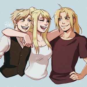  Ed, Al, and Winry