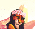 Flower Crown Scar Animated Picture   - random photo