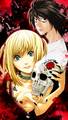 Misa and L - anime photo