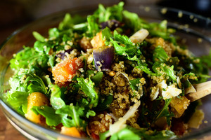  Quinoa with Buttery Roasted Vegetables