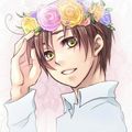Romano Flower Crown - anime photo