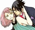 Sakura and Sasuke - anime photo