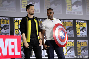  Sebastian Stan and Anthony Mackie -Marvel Studios Panel, 2019 San Diego Comic Con — July 20, 2019