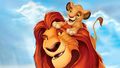 Simba And Mufasa - the-lion-king wallpaper