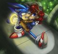 Sonic and Sally - random photo