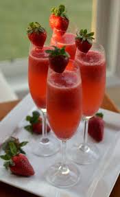 Strawberry Cocktail Beverage