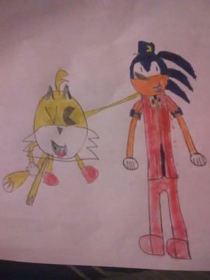  Tails as PAC-MAN and Sonic as Klonoa