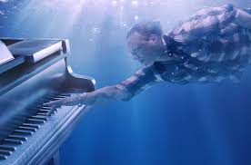 Underwater Piano Playing