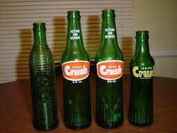  Vintage Glass Soda Bottles