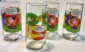 Vintage Peanuts Drinking Glasses