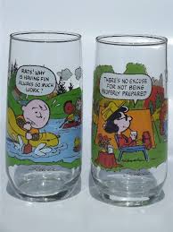 Vintage Peanuts Drinking Glasses