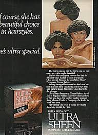  Vintage Promo Ad For Ultra Sheen Hair Relaxer