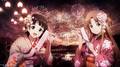 wallpaper   asuna und suguha by asuk pre - anime photo