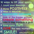 10 Ways To Lift Your Spirits - cherl12345-tamara photo