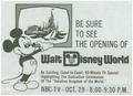 1971 Grand Opening Of Disney World Television Promo Ad - disney photo