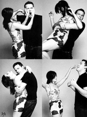  Ben Affleck and Sandra Bullock - Harper's Bazaar Photoshoot - 1999