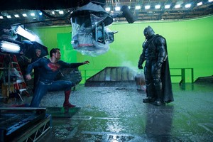  Ben Affleck behind the scenes of 蝙蝠侠 v. Superman: Dawn of Justice