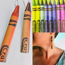  Crayola Crayons Earrings