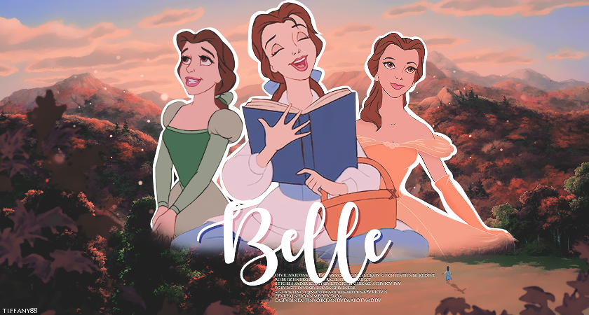 DP banner - Belle - Disney Princess Fan Art (43003933) - Fanpop