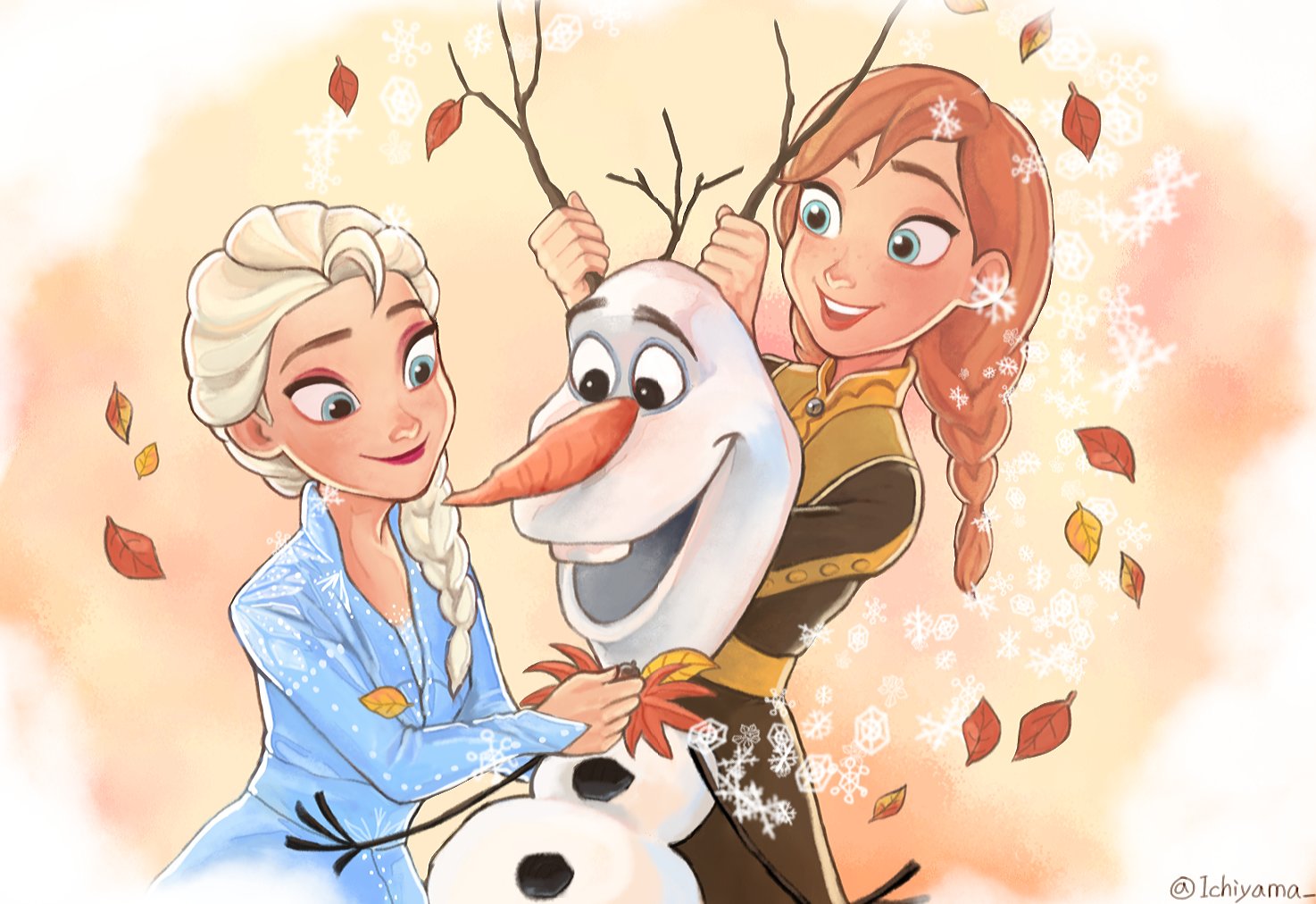 Frozen - Uma Aventura Congelante - Uma Aventura Congelante 2 fã Art: Elsa, ...
