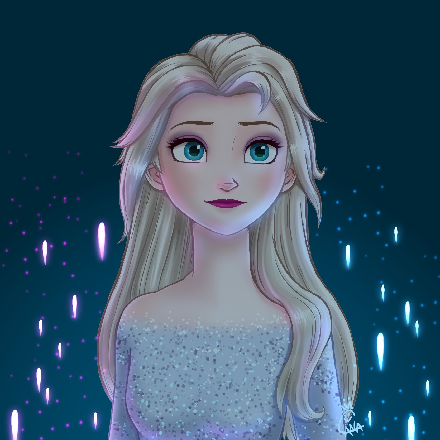 Elsa - Disney's Frozen 2 Fan Art (43058132) - Fanpop