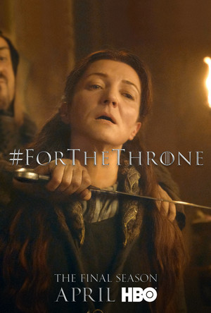  Game of Thrones - 'For the Throne' Poster - Catelyn Stark