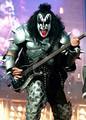Gene ~East Rutherford, New Jersey...October 7, 2000 (The Farewell Tour) - kiss photo