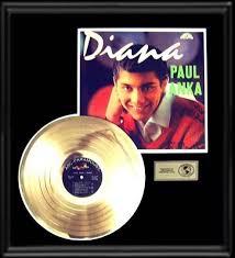 Gold Record For 1957 Release, Diana