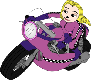  Heartfilia as a Motorbike Racer