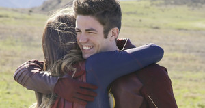 Hugs From Supergirl and the Flash