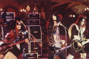  KiSS ~filming of Detroit Rock City for ABC's Paul Lynde halloween Special....October 20, 1976