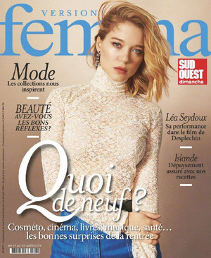  Lea Seydoux - Femina Magazine Cover - 2019