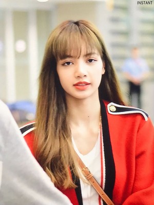 Lisa at Incheon Intl. Airport Back from Paris After Attending CELINE Show