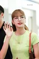 Lisa at Incheon Intl. Airport Heading to Thailand for AIS Anniversary Event - black-pink photo