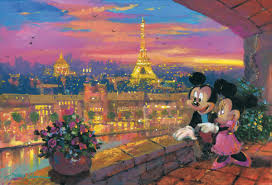 Mickey And Minnie In Paris