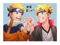 Naruto and Boruto - anime wallpaper