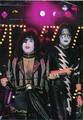 Paul and Ace ~Hollywood, California...October 28, 1982 (Creatures of the Night Tour) - kiss photo