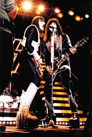 Paul and Ace ~Valencia, California...May 19, 1978 (KISS Meets The Phantom Concert)