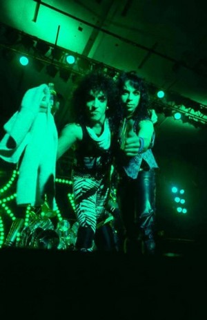 Paul and Vinnie ~Essen, West Germany...November 11, 1983 (Lick it Up Tour) 