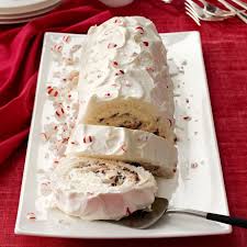 Peppermint Cake Roll