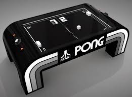 Pong Video Game table, tableau