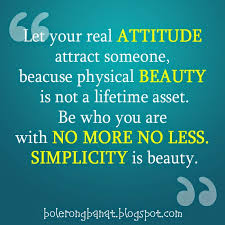 Quote Pertaining To Attitude And Beauty