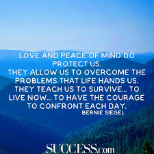 Quote Pertaining To Love And Peace Of Mind